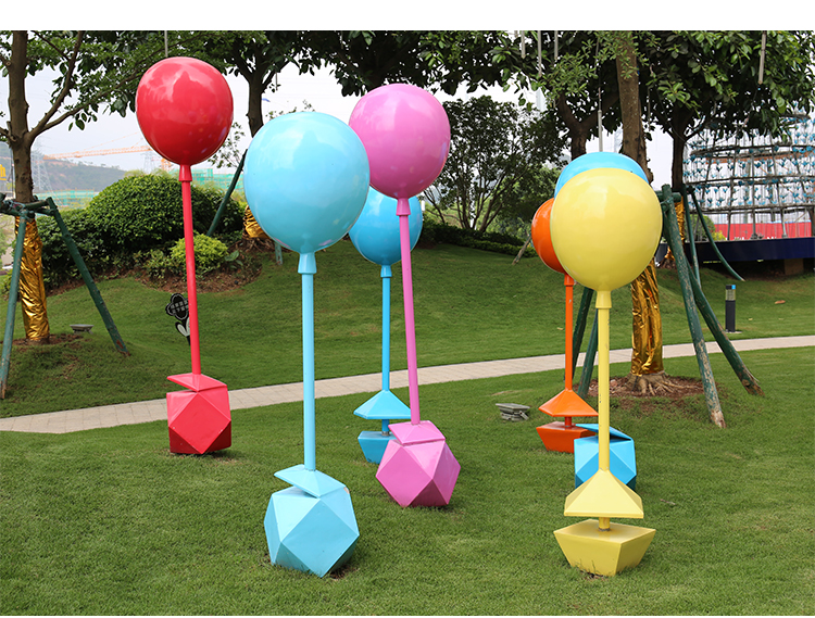 不锈钢气球景观广场雕塑