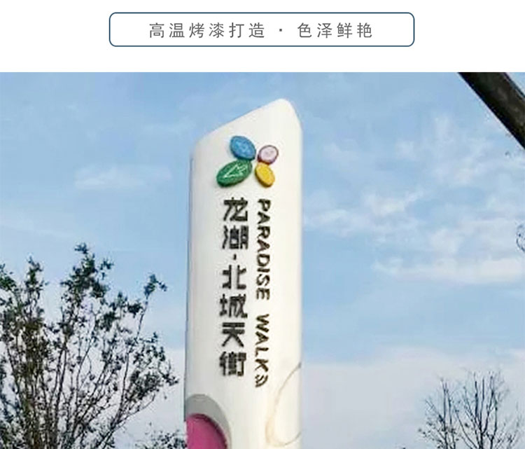 精神堡垒大型导向牌商场公园景区户外立式指示牌 精神堡垒大型导向牌商场公园景区户外立式指示牌