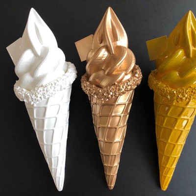 国盛中心SOHO玻璃钢冰淇淋雕塑案例