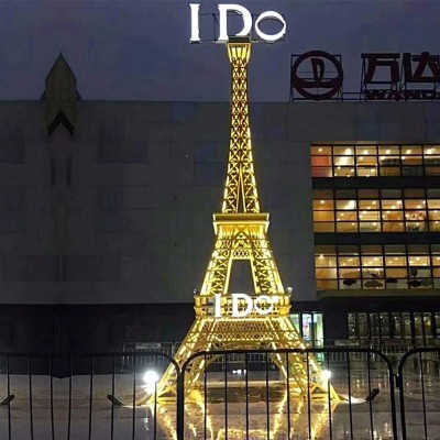 不锈钢铁塔城市广场雕塑