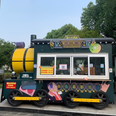不锈钢网红街景餐车商业街区摆摊小吃车