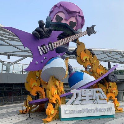 不锈钢造型景观广场雕塑