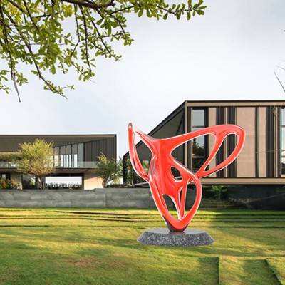 玻璃钢蝴蝶景观广场雕塑