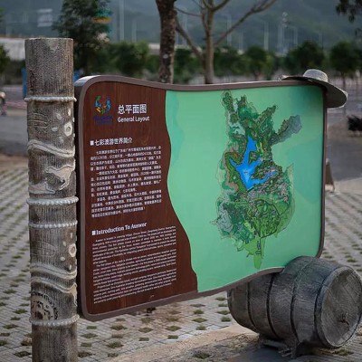 不锈钢导视牌户外广告牌标识牌