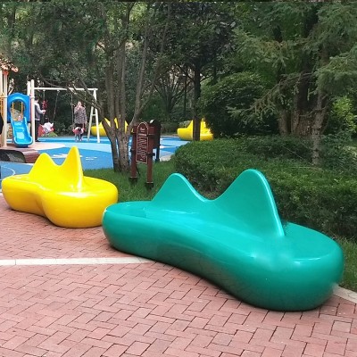 户外玻璃钢异形座椅靠背创意艺术景观造型坐凳