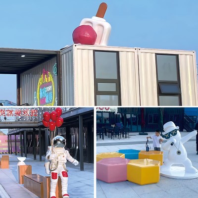 内蒙古呼和浩特TCS商业街美陈景观制作案例