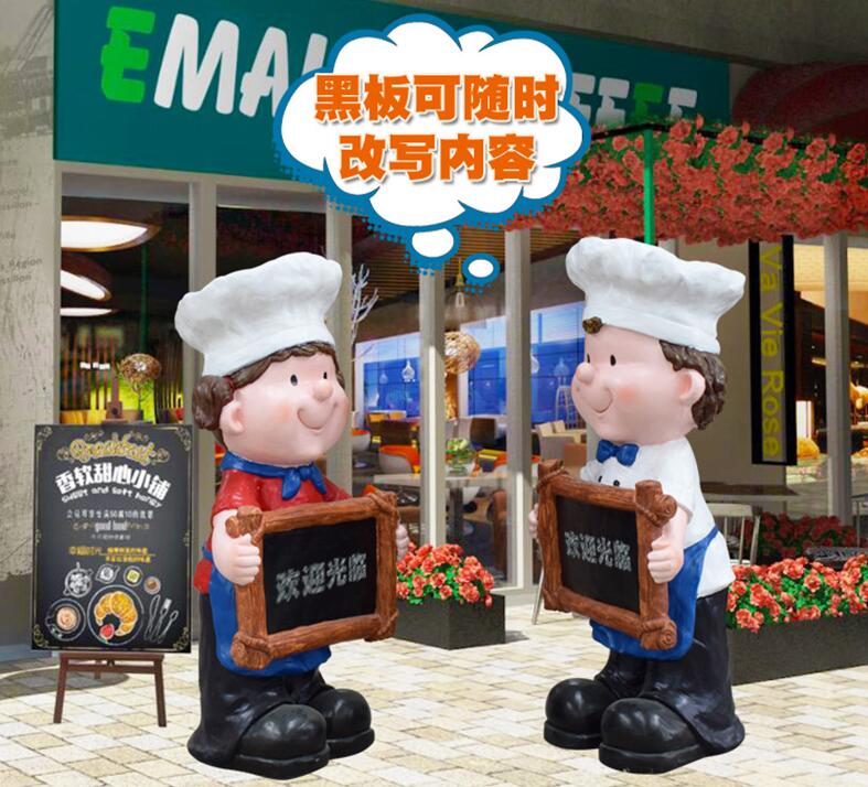 餐馆商场怎么吸引人流,摆上这款玻璃钢雕塑就可以了! 餐馆商场怎么吸引人流,摆上这款玻璃钢雕塑就可以了!