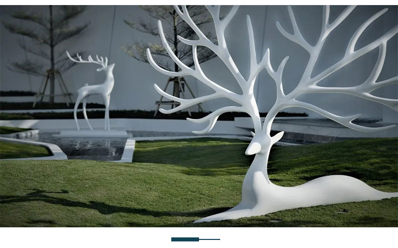 不锈钢动物景观雕塑定制