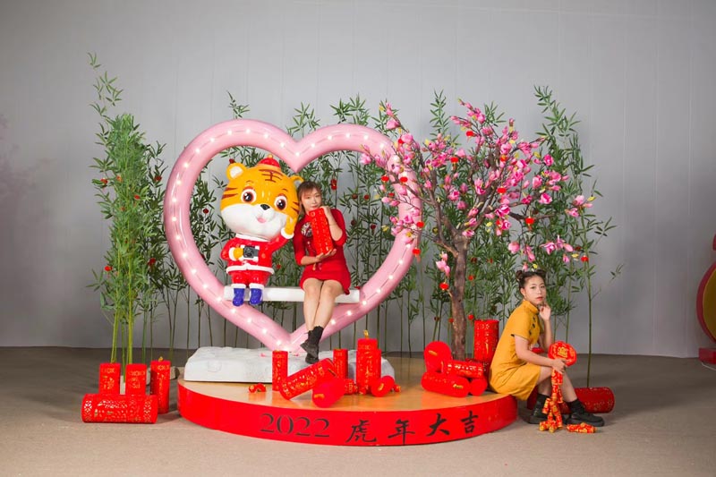 2022年虎年春节商业美陈雕塑DP点 2022年虎年春节商业美陈雕塑DP点