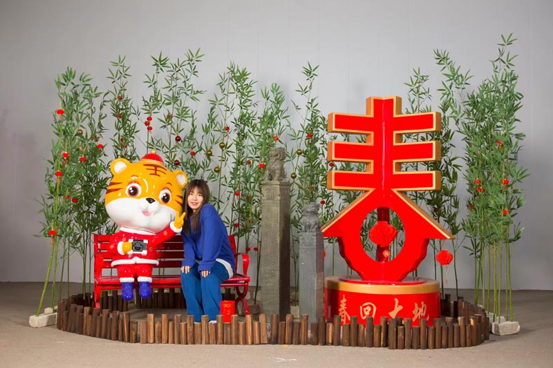 2022年虎年春节商业美陈雕塑DP点 2022年虎年春节商业美陈雕塑DP点