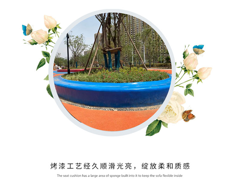 玻璃钢GRC异形树池坐凳户外景观花坛种植池 玻璃钢GRC异形树池坐凳户外景观花坛种植池