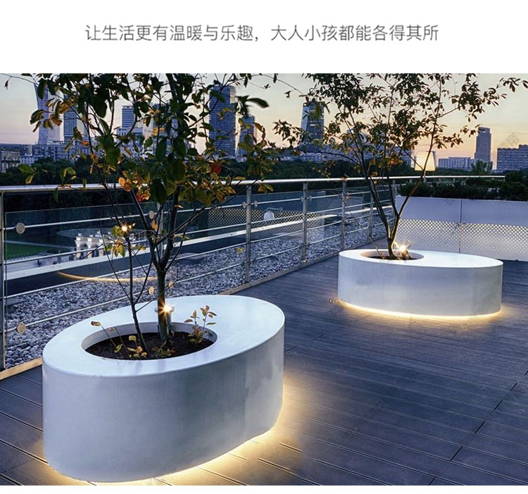 大型户外异形玻璃钢GRC组合树池景观坐凳 大型户外异形玻璃钢GRC组合树池景观坐凳