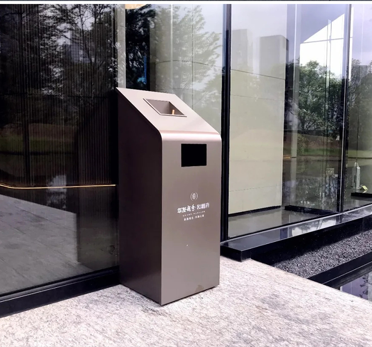 不锈钢垃圾桶定制金属广场小区果皮箱 不锈钢垃圾桶定制金属广场小区果皮箱