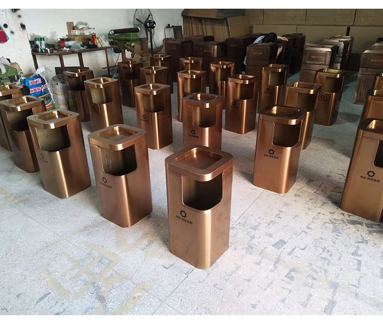 不锈钢垃圾桶定制金属广场小区果皮箱 不锈钢垃圾桶定制金属广场小区果皮箱