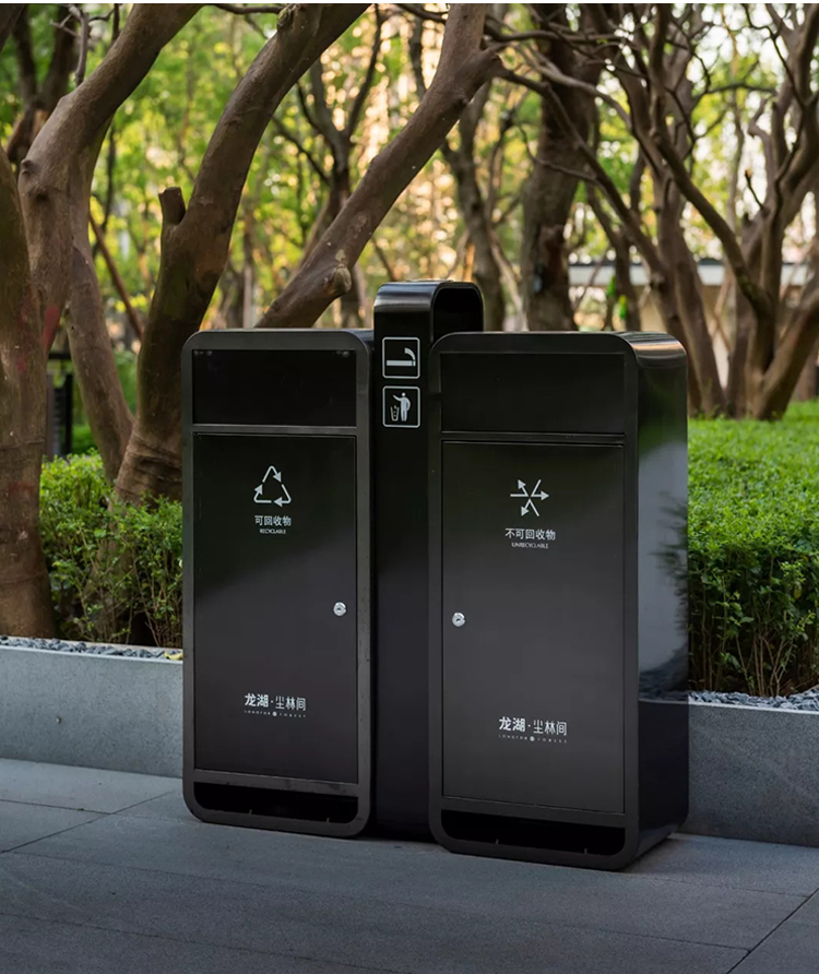 不锈钢垃圾桶定制金属广场小区果皮箱 不锈钢垃圾桶定制金属广场小区果皮箱