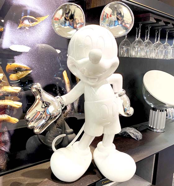迪士尼米老鼠米奇玻璃钢公仔雕塑