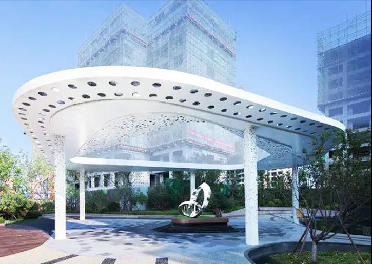 不锈钢特色廊架大型艺术造型摆件 不锈钢特色廊架大型艺术造型摆件