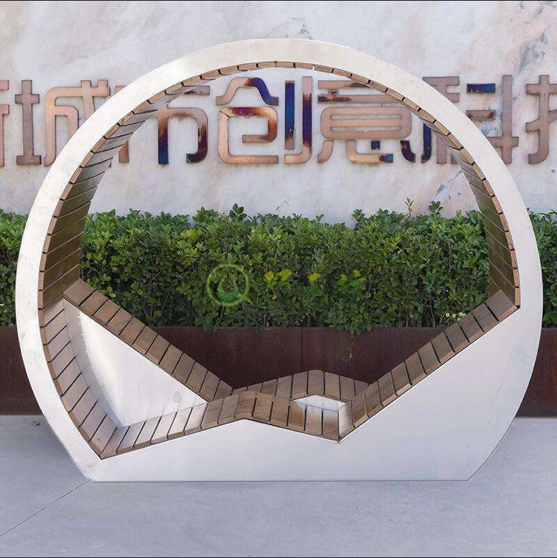 不锈钢异形景观座椅创意户外休闲坐凳 不锈钢异形景观座椅创意户外休闲坐凳