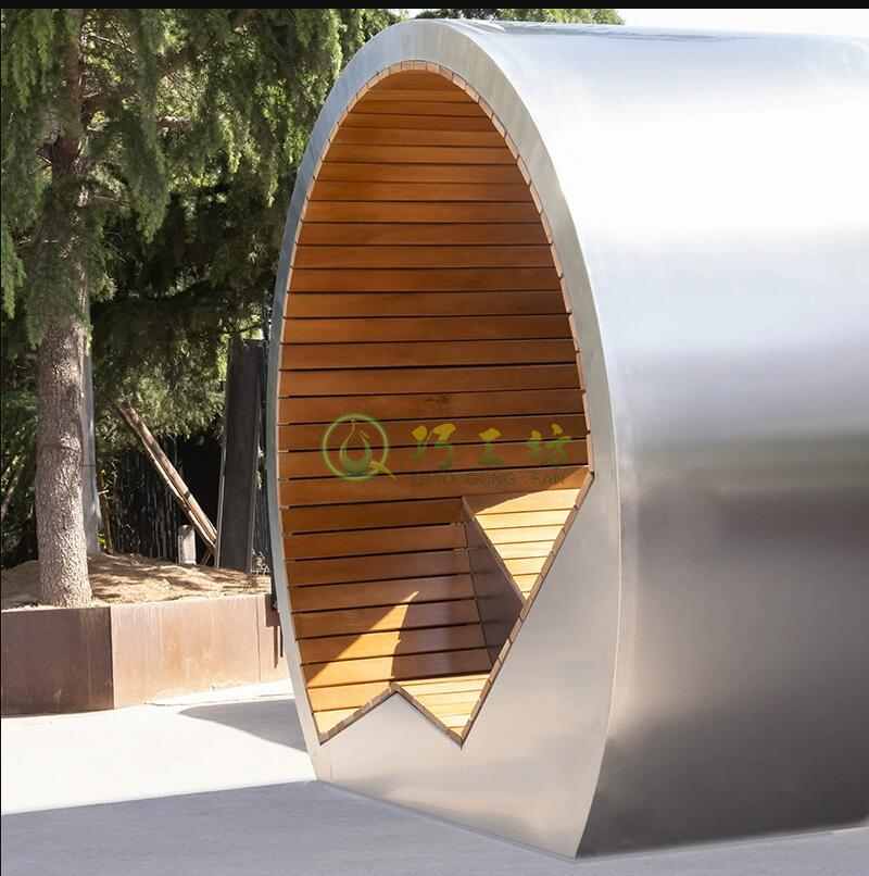 不锈钢异形景观座椅创意户外休闲坐凳 不锈钢异形景观座椅创意户外休闲坐凳