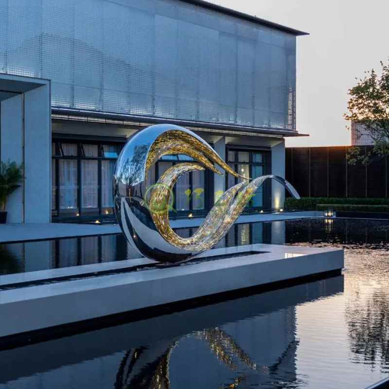 不锈钢异形景观雕塑户外水景园林摆件 不锈钢异形景观雕塑户外水景园林摆件