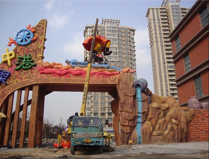 GRC景观门头户外异形造型装饰小品 GRC景观门头户外异形造型装饰小品