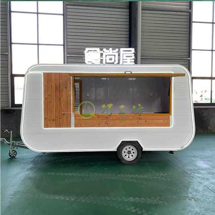 网红街景艺术餐车不锈钢金属摆摊小吃车 网红街景艺术餐车不锈钢金属摆摊小吃车