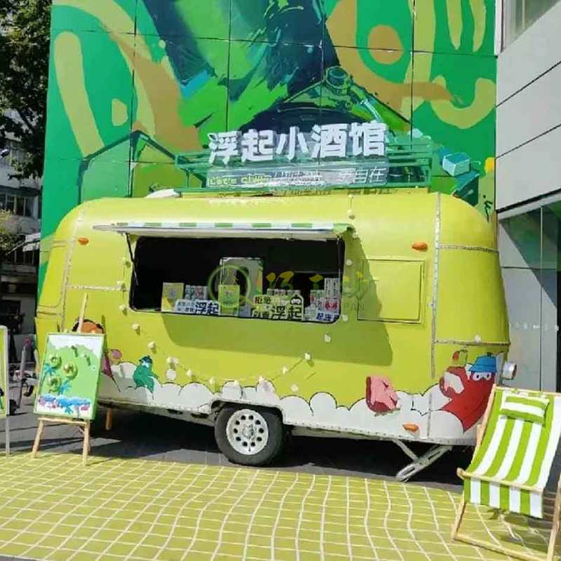 网红街景摆摊车户外美食街美陈餐车 网红街景摆摊车户外美食街美陈餐车