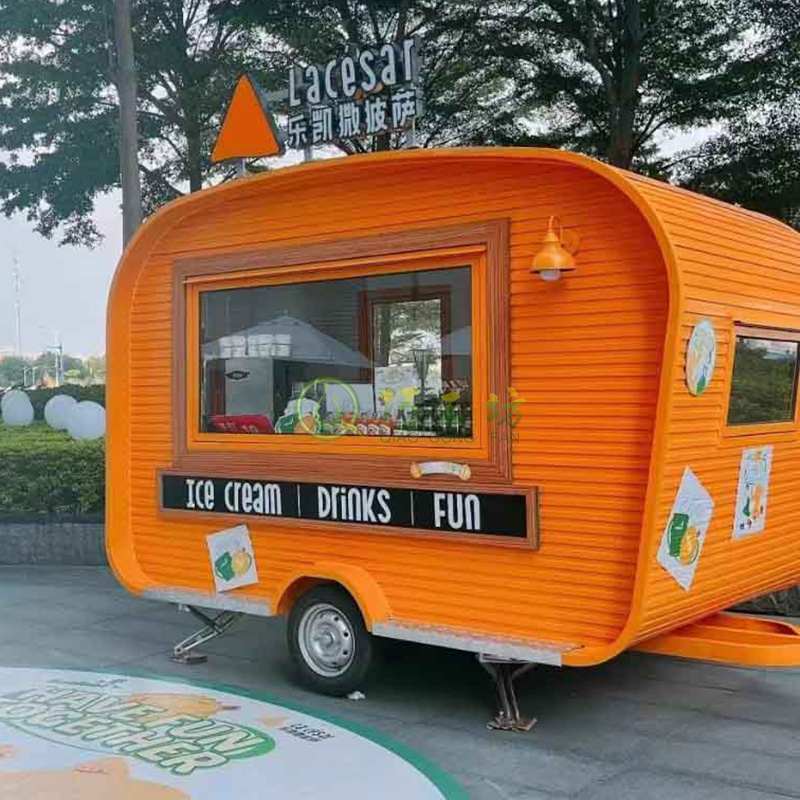 网红街景艺术餐车美食街摆摊小吃车 网红街景艺术餐车美食街摆摊小吃车
