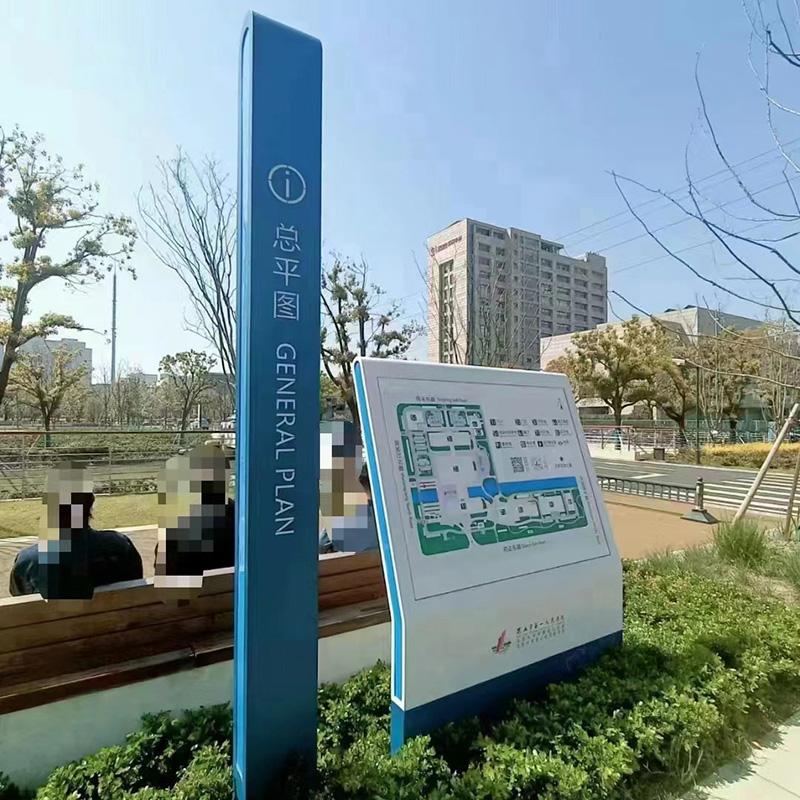 停车场导视牌不锈钢户外金属广告牌 停车场导视牌不锈钢户外金属广告牌